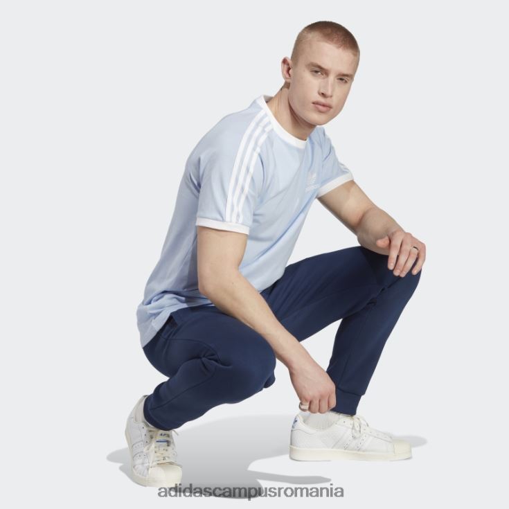 adidas campus romania tricou adicolor classics 3 dungi albastru zori bărbați zori albastre J266N214479