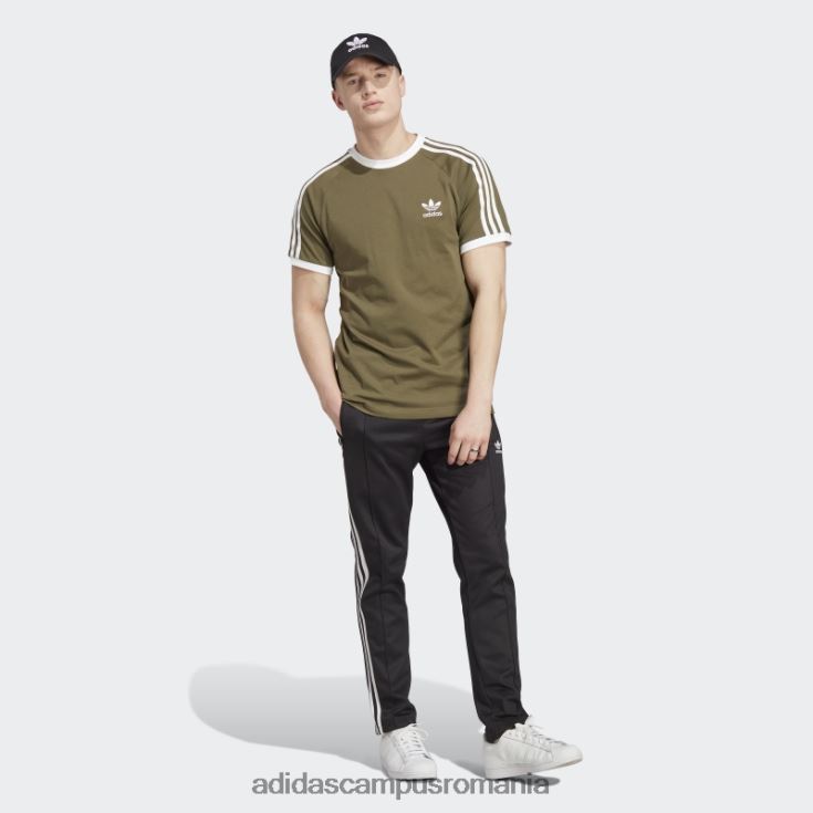 adidas campus romania tricou adicolor classics cu 3 dungi olive bărbați măsline J266N214480