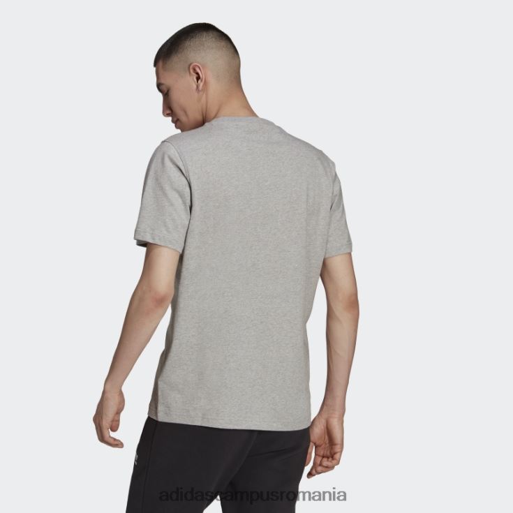 adidas campus romania tricou adicolor classics trefoil gri mediu bărbați gri mediu/alb J266N26845
