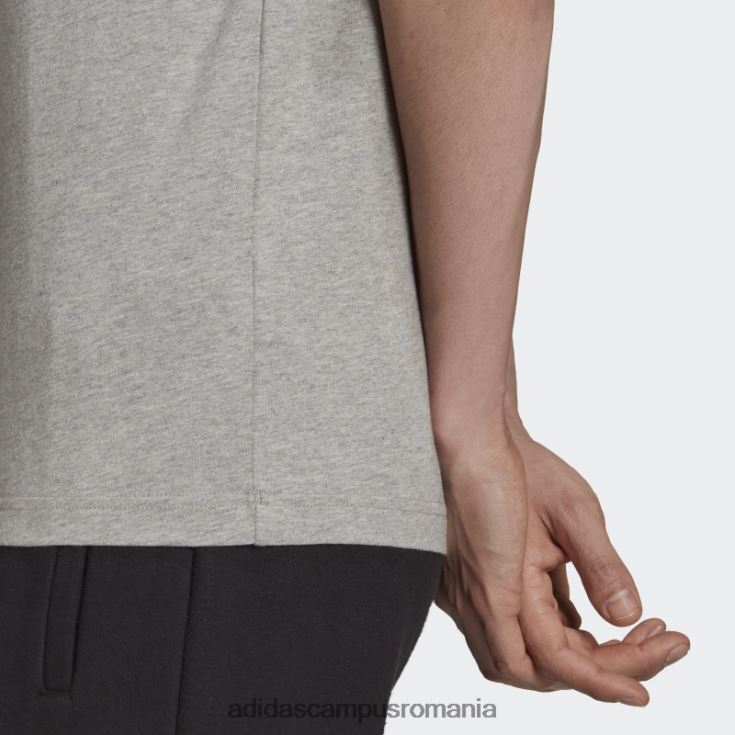 adidas campus romania tricou adicolor classics trefoil gri mediu bărbați gri mediu/alb J266N26845