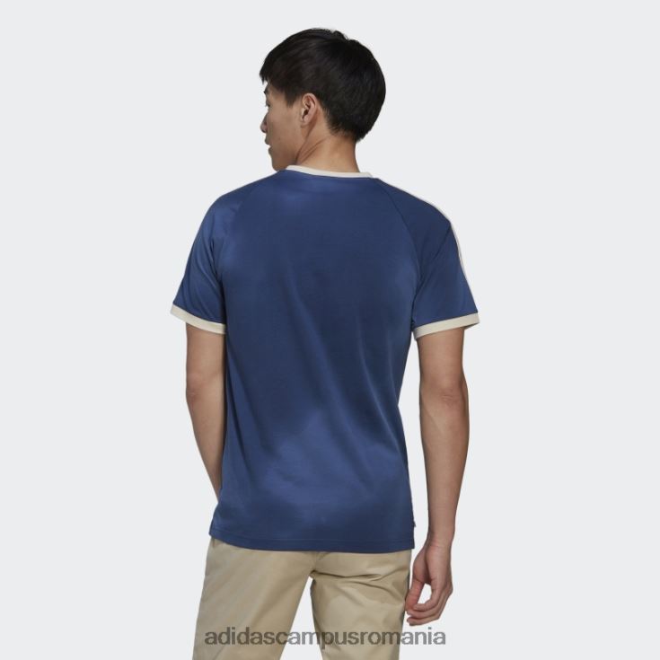 adidas campus romania tricou adidas cu grafica mellow ride club cu 3 dungi bărbați bleumarin/alb J266N27371