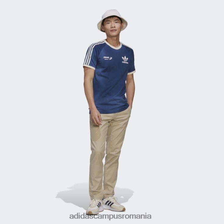 adidas campus romania tricou adidas cu grafica mellow ride club cu 3 dungi bărbați bleumarin/alb J266N27371