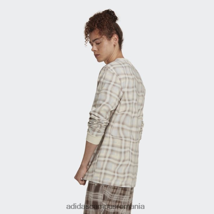 adidas campus romania tricou adidas cu mânecă lungă cu imprimeu alb bărbați alb J266N27215