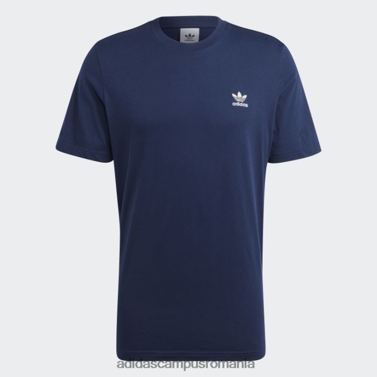 adidas campus romania tricou adidas indigo trefoil essentials bărbați indigo de noapte J266N21137
