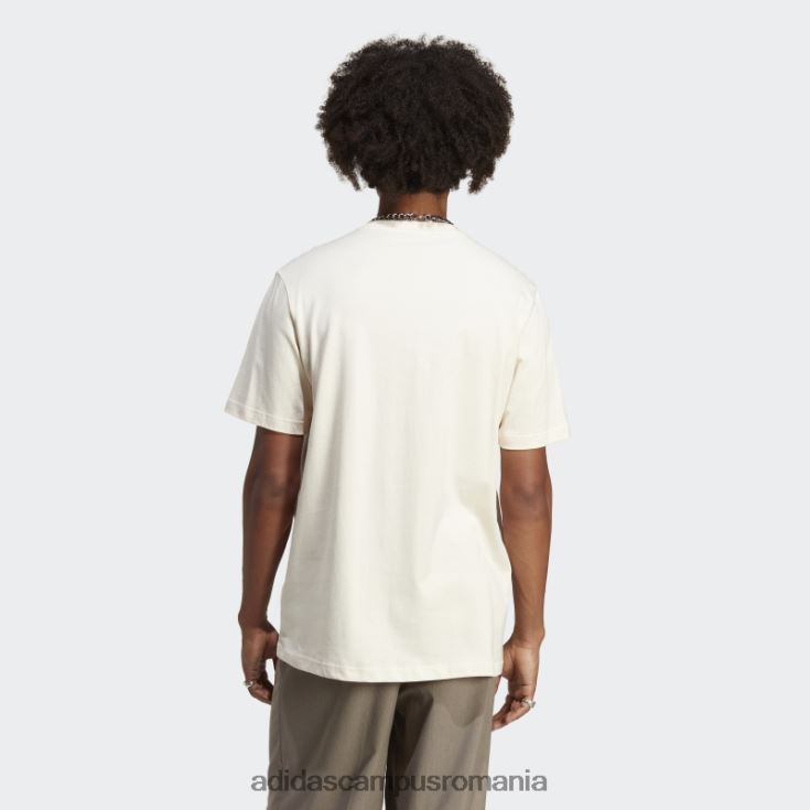adidas campus romania tricou adventure fc fashion white bărbați alb J266N2794