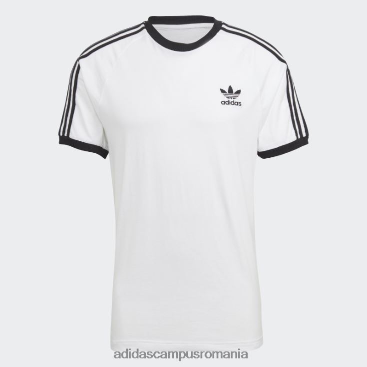 adidas campus romania tricou alb adicolor classics cu 3 dungi bărbați alb J266N21318