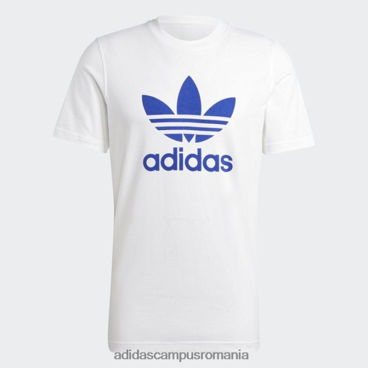 adidas campus romania tricou alb adicolor classics trefoil adidas bărbați alb/albastru J266N2993