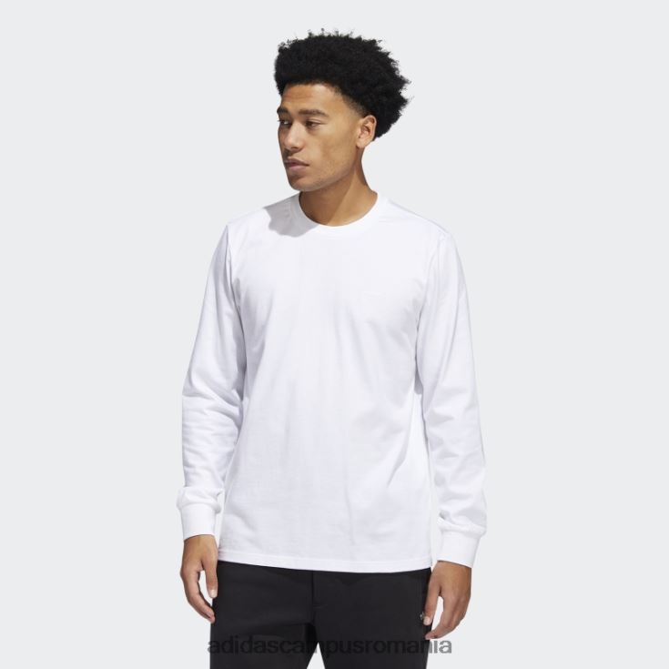 adidas campus romania tricou alb cu mânecă lungă shmoofoil adidas bărbați alb J266N27275