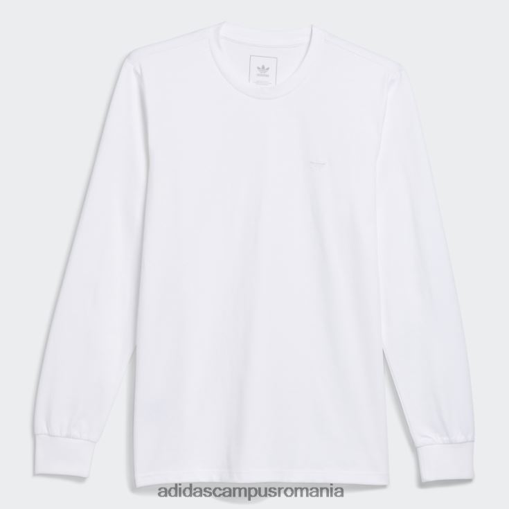 adidas campus romania tricou alb cu mânecă lungă shmoofoil adidas bărbați alb J266N27275