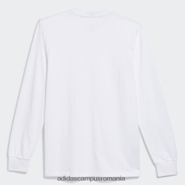 adidas campus romania tricou alb cu mânecă lungă shmoofoil adidas bărbați alb J266N27275