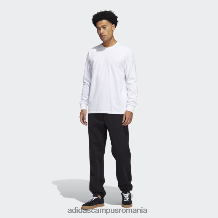adidas campus romania tricou alb cu mânecă lungă shmoofoil adidas bărbați alb J266N27275