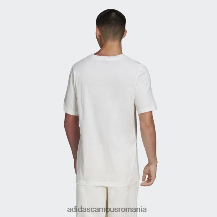 adidas campus romania tricou alb cu pește însuflețit cu grafic adidas bărbați alb J266N214727