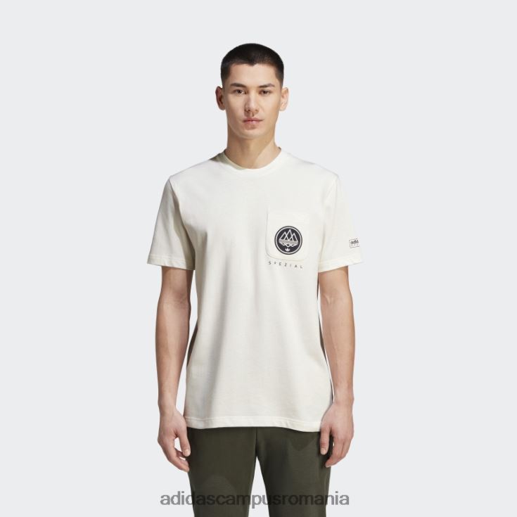 adidas campus romania tricou alb egerton bărbați alb J266N27547
