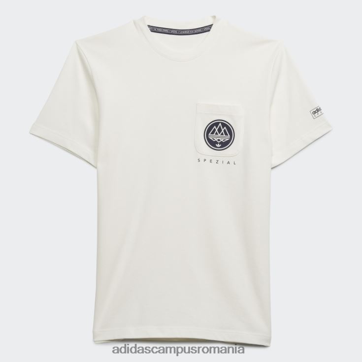 adidas campus romania tricou alb egerton bărbați alb J266N27547