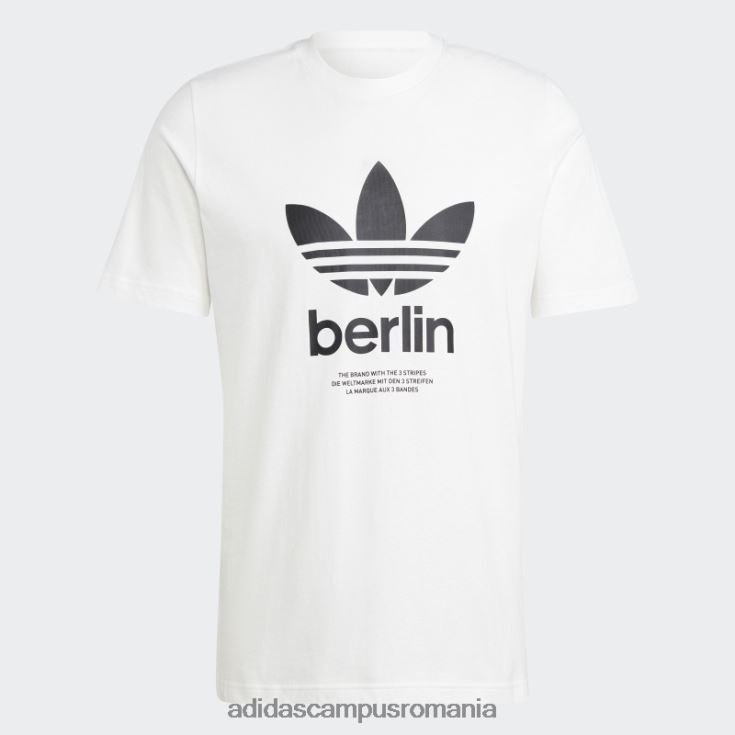 adidas campus romania tricou alb icone berlin city originals adidas bărbați alb J266N213599