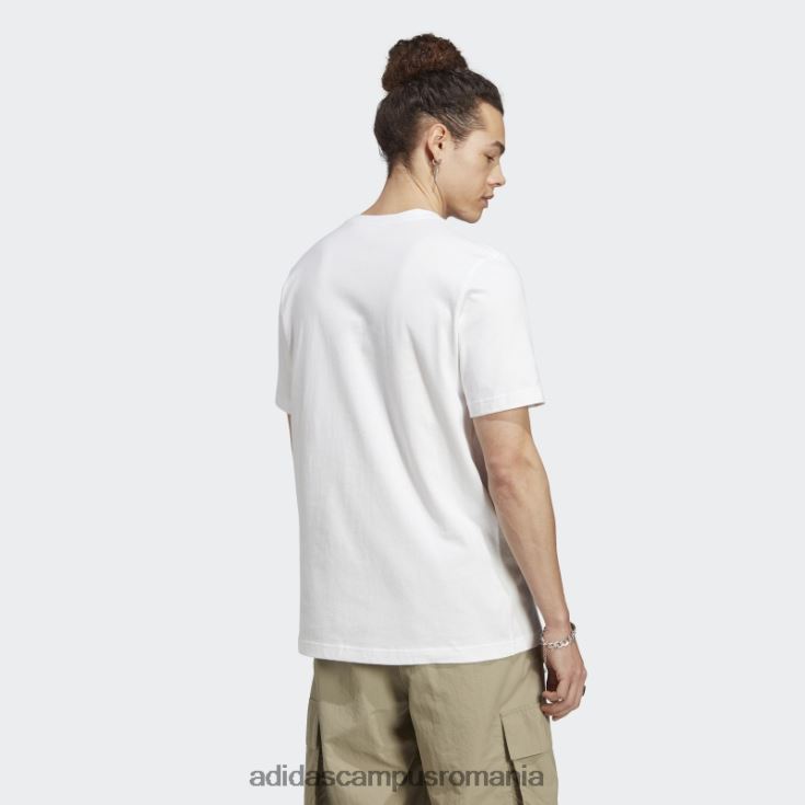 adidas campus romania tricou alb icone london city originals bărbați alb J266N213252
