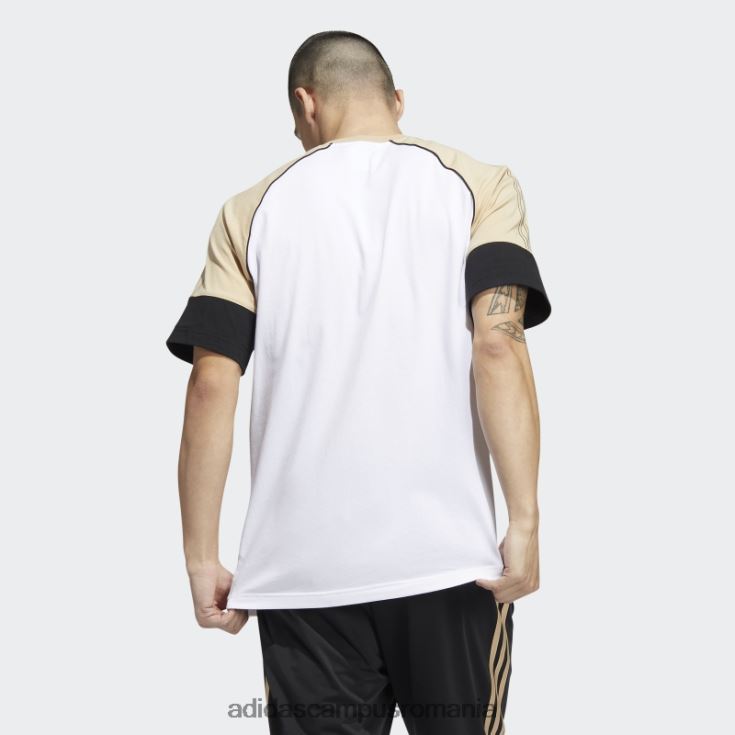 adidas campus romania tricou alb sst adidas bărbați alb/bej/negru J266N215135
