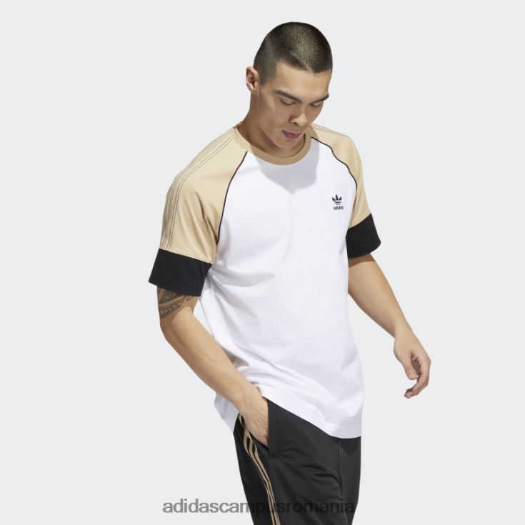 adidas campus romania tricou alb sst adidas bărbați alb/bej/negru J266N215135