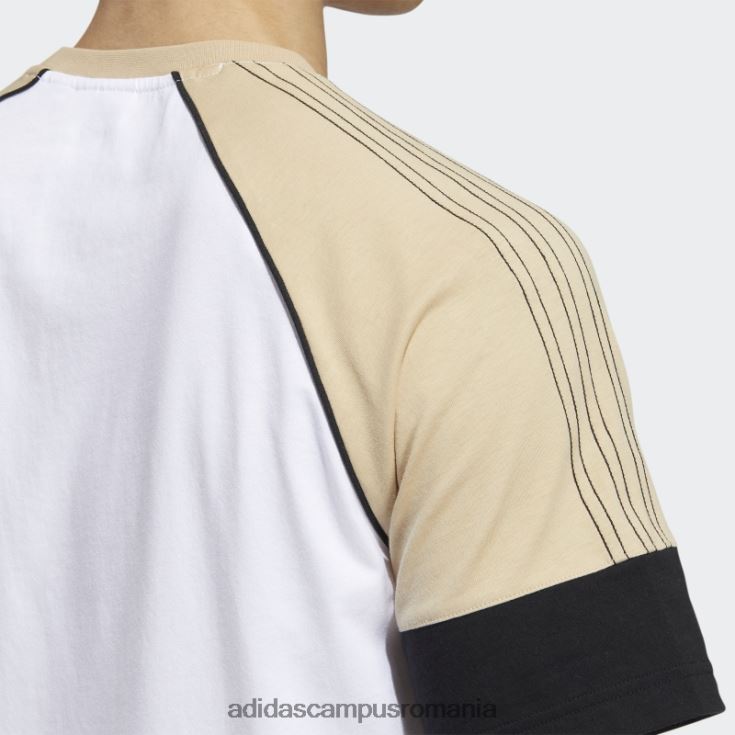 adidas campus romania tricou alb sst adidas bărbați alb/bej/negru J266N215135