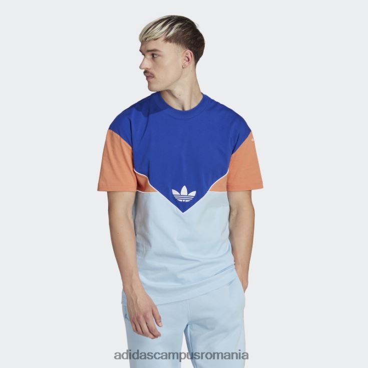 adidas campus romania tricou albastru de arhiva sezonier adicolor bărbați albastru/cer/cupru cețos J266N213246