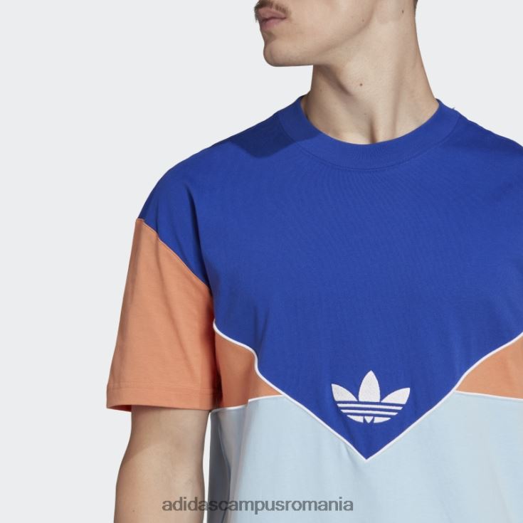 adidas campus romania tricou albastru de arhiva sezonier adicolor bărbați albastru/cer/cupru cețos J266N213246