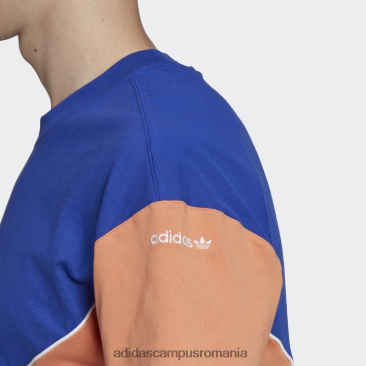 adidas campus romania tricou albastru de arhiva sezonier adicolor bărbați albastru/cer/cupru cețos J266N213246