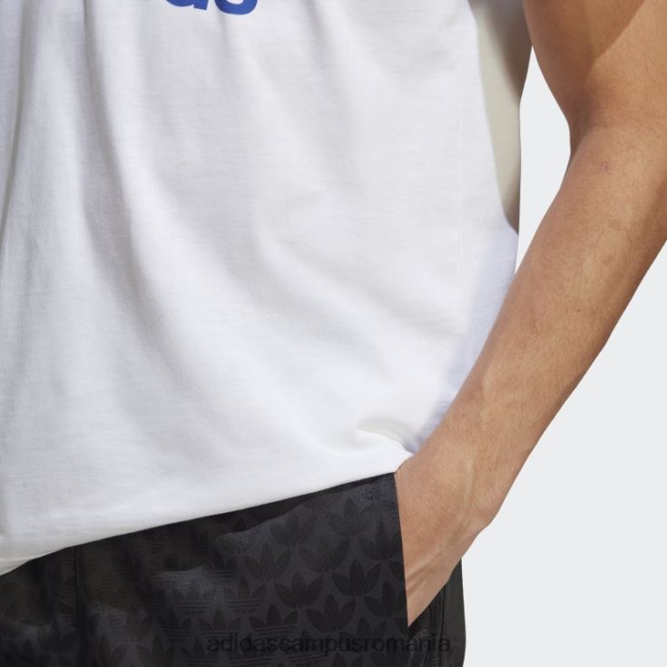 adidas campus romania tricou albastru trifoil adicolor classics bărbați alb/albastru J266N26274