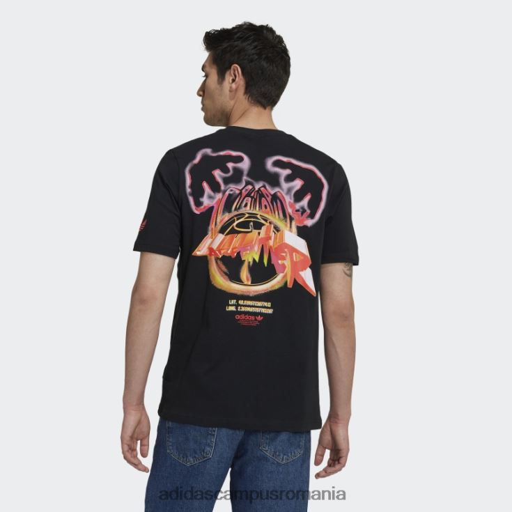 adidas campus romania tricou black hot x paris baschet carpenter bărbați negru J266N215094
