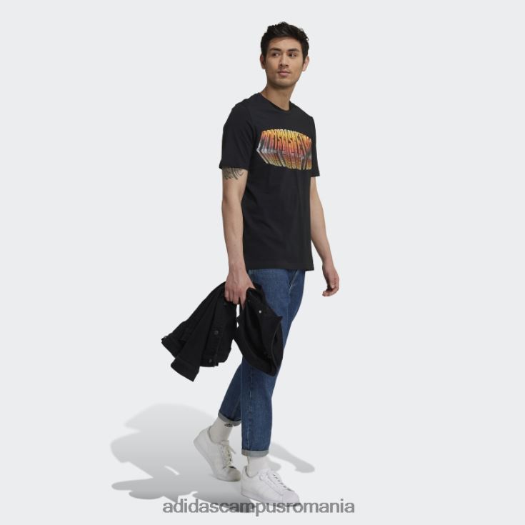 adidas campus romania tricou black hot x paris baschet carpenter bărbați negru J266N215094