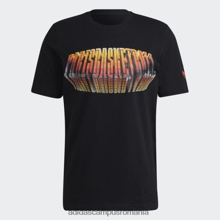 adidas campus romania tricou black hot x paris baschet carpenter bărbați negru J266N215094