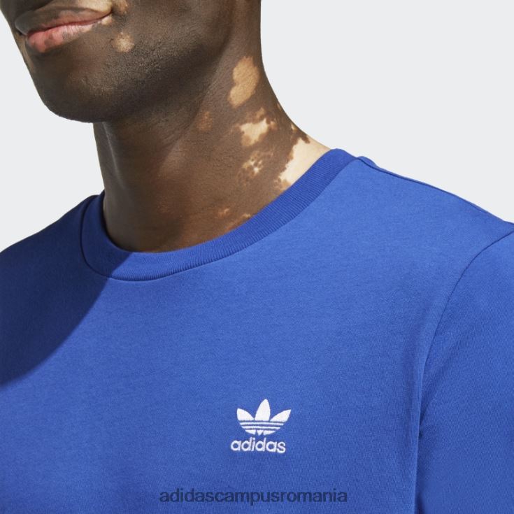 adidas campus romania tricou blue trefoil essentials bărbați albastru J266N24960