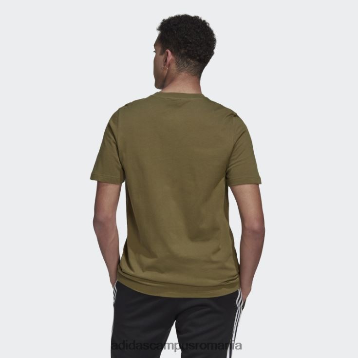adidas campus romania tricou camo grafic olive bărbați măsline J266N214666