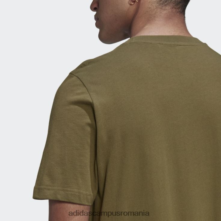 adidas campus romania tricou camo grafic olive bărbați măsline J266N214666