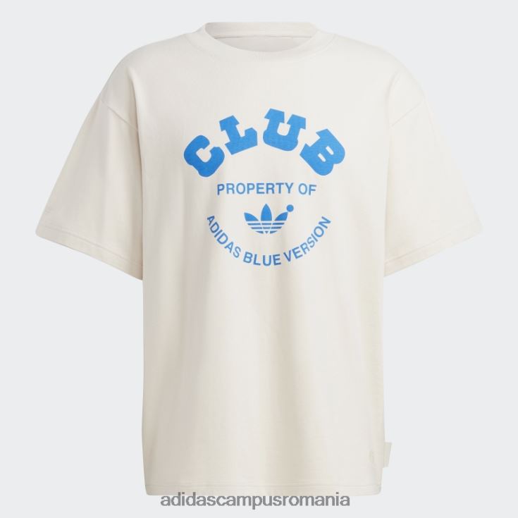 adidas campus romania tricou club varianta albastra aluminiu bărbați aluminiu J266N214521