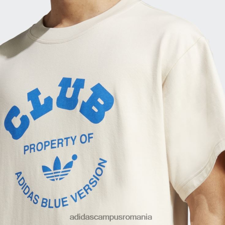 adidas campus romania tricou club varianta albastra aluminiu bărbați aluminiu J266N214521