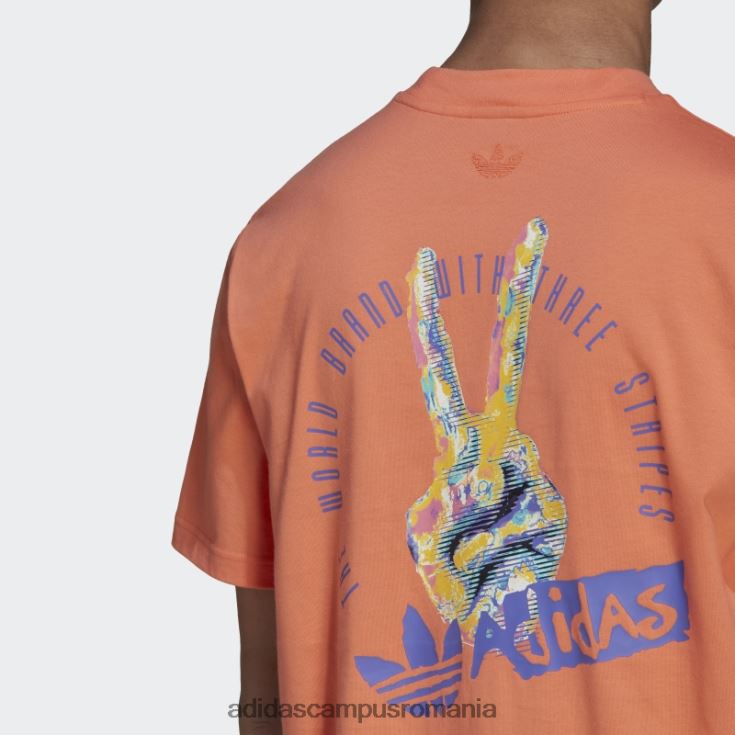 adidas campus romania tricou coral victorie adidas bărbați coral J266N27119