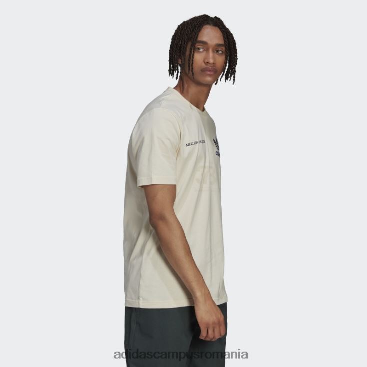 adidas campus romania tricou cu grafică mellow ride club alb bărbați alb J266N214648