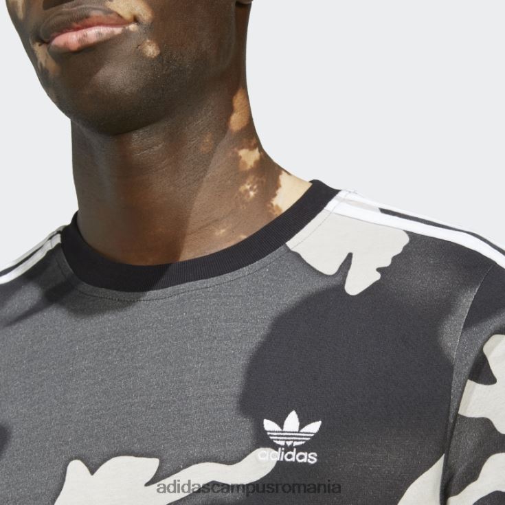 adidas campus romania tricou cu imprimeu camo cu grafic negru bărbați negru J266N213337