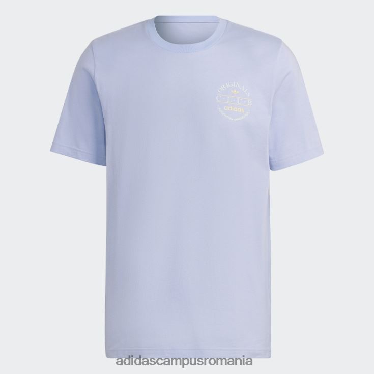 adidas campus romania tricou cu logo club ton violet bărbați ton violet J266N214881