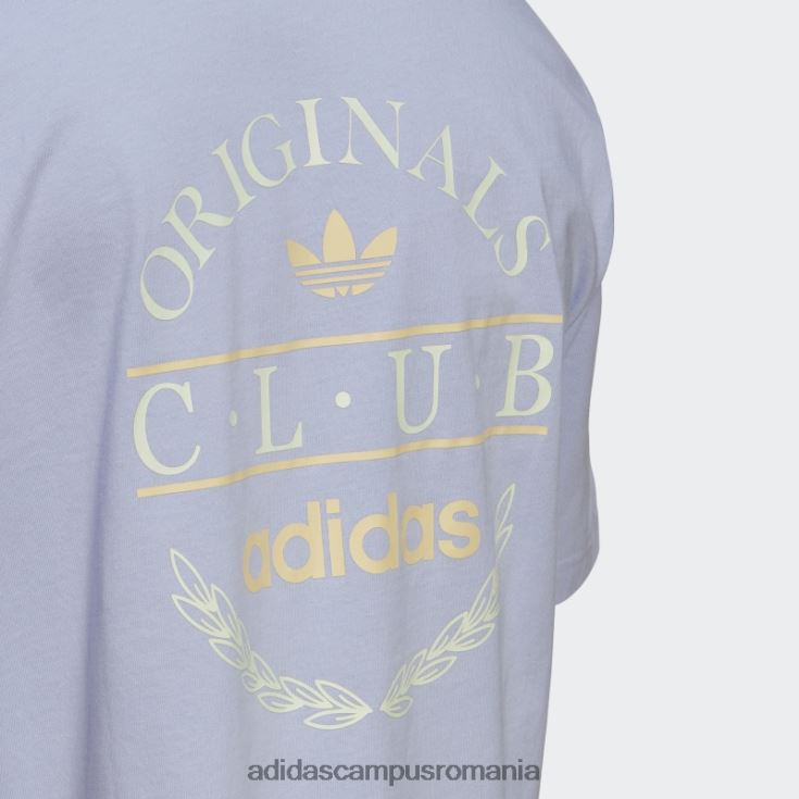 adidas campus romania tricou cu logo club ton violet bărbați ton violet J266N214881