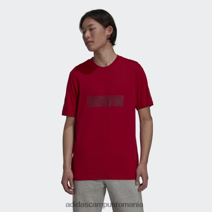 adidas campus romania tricou cu logo sprt roșu victorie fierbinte bărbați roșu victorie J266N215116