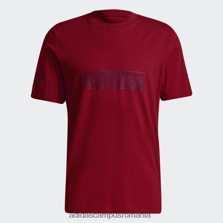 adidas campus romania tricou cu logo sprt roșu victorie fierbinte bărbați roșu victorie J266N215116