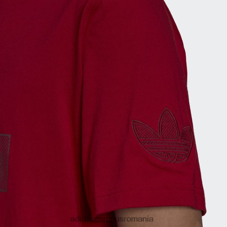 adidas campus romania tricou cu logo sprt roșu victorie fierbinte bărbați roșu victorie J266N215116