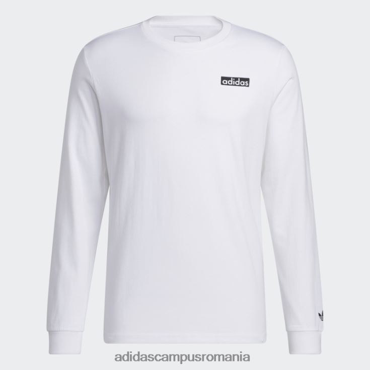 adidas campus romania tricou cu mânecă lungă prieteni de fotbal alb mărar bărbați alb/multicolor J266N25759