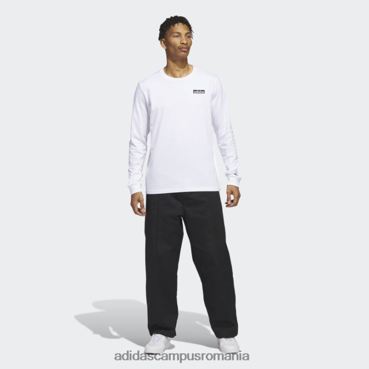 adidas campus romania tricou cu mânecă lungă prieteni de fotbal alb mărar bărbați alb/multicolor J266N25759