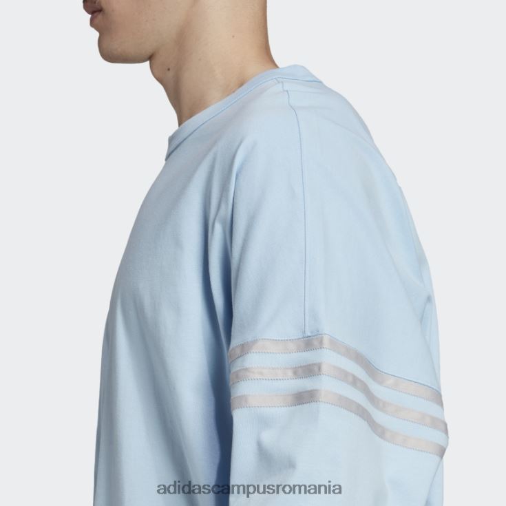 adidas campus romania tricou cu mânecă lungă sky adicolor neuclassics bărbați cer/gri J266N27324