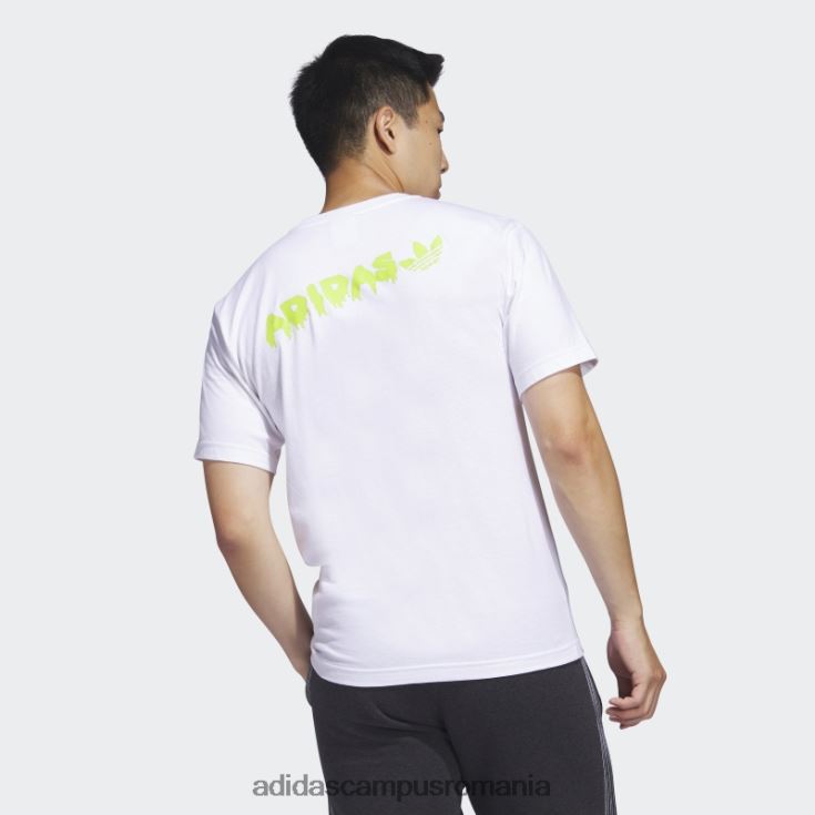 adidas campus romania tricou cu maneca scurta zombie treffy alb bărbați alb/branded-add-m10 J266N26626