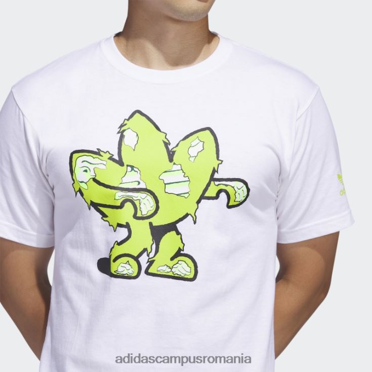 adidas campus romania tricou cu maneca scurta zombie treffy alb bărbați alb/branded-add-m10 J266N26626