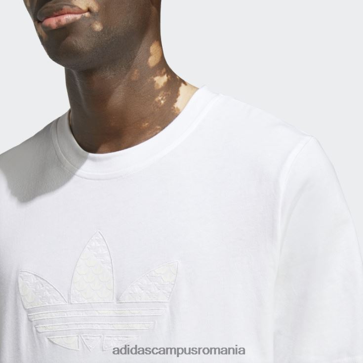 adidas campus romania tricou cu monogramă grafică alb adidas bărbați alb J266N213836