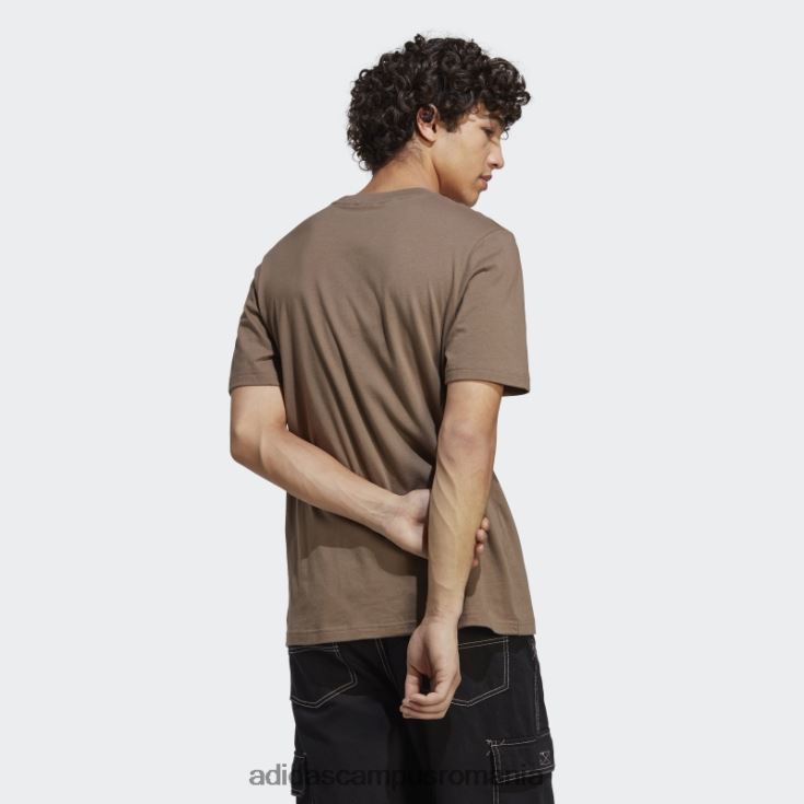 adidas campus romania tricou cu monogramă grafică pământ bărbați Pământ J266N213723